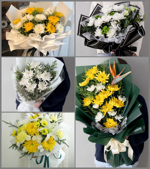 黑龙江黑河嫩江县海江镇白事花束代送